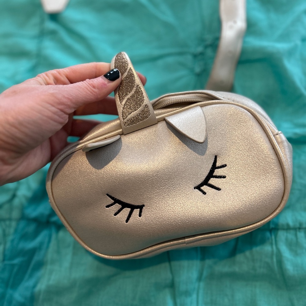 Gold Unicorn Fanny Pack